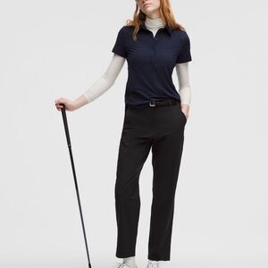 Lululemon Athletica Black Straight Leg Pants 27 golf pants NWT
